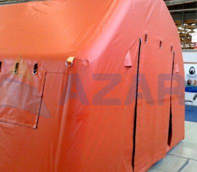 Задний вход в палатку Азарт